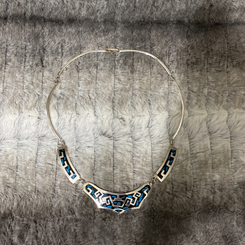 Sterling Silver Alpaca Handmade Necklace